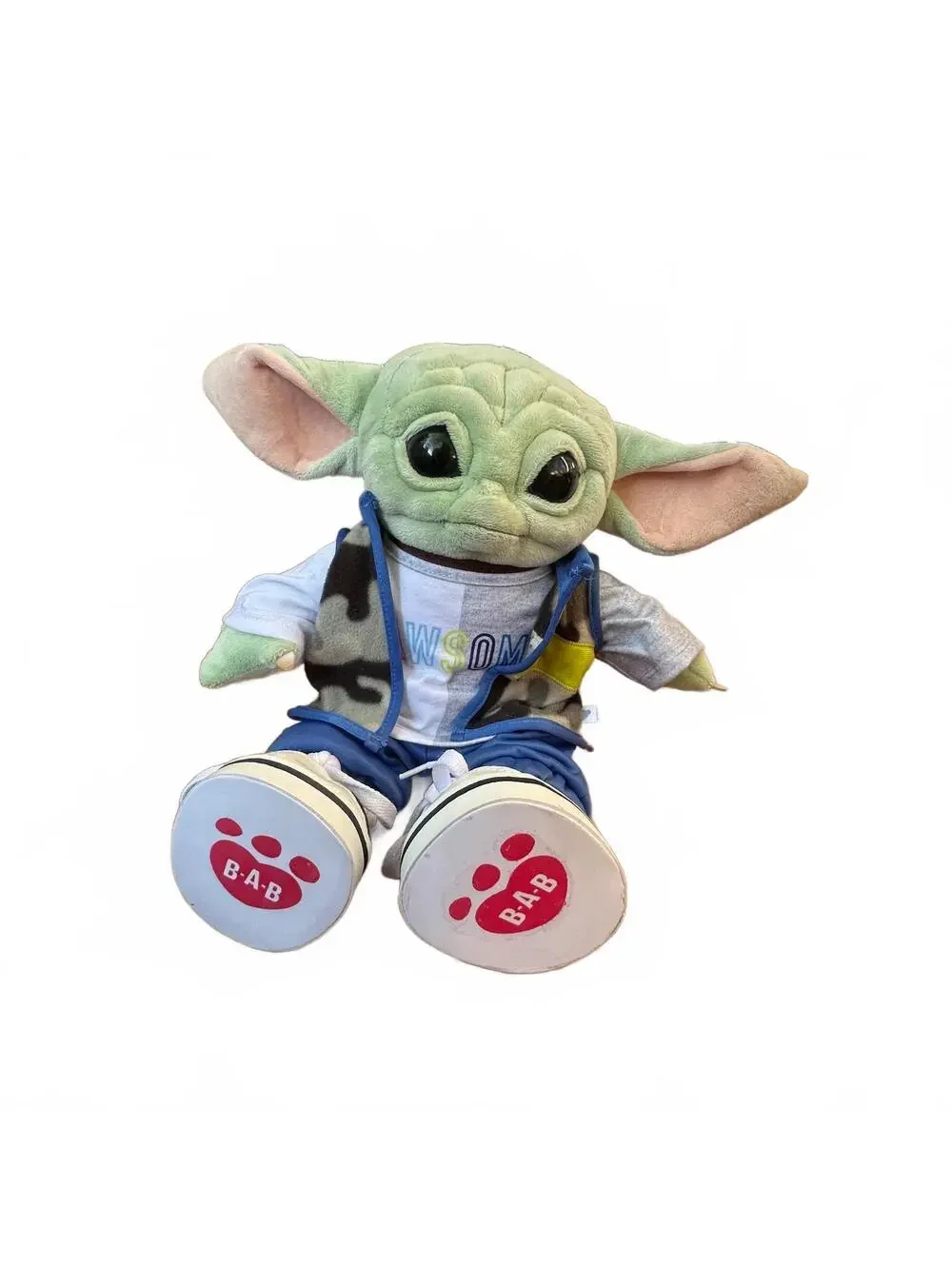 Grogu Build A Bear Baby Yoda The Child Stuffed Plush Mandalorian Star Wars BAB
